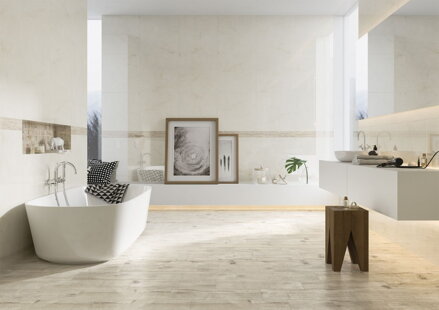 Ceramika Gres ALBERON ALR 02 KREM 20x60 dlažba Ceramika Gres ALBERON ALR 02 KREM 20x60 dlažba