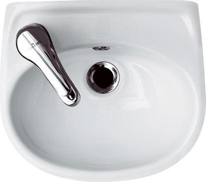 Cersanit EKO 2000 UMÝVADLO NÁBYTKOVÉ 35 cm, otvor pre batériu vľavo, keramické K07-002-L