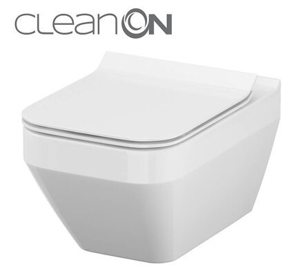 Cersanit CREA WC MISA ZÁVESNÁ BEZ SEDÁTKA, Clean On, 35x52x37,5 cm biela K114-016
