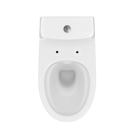 Cersanit MODUO WC MISA STOJACA + sedátko SLIM WRAP duroplast, 3/5 l, biele keramické K116-036