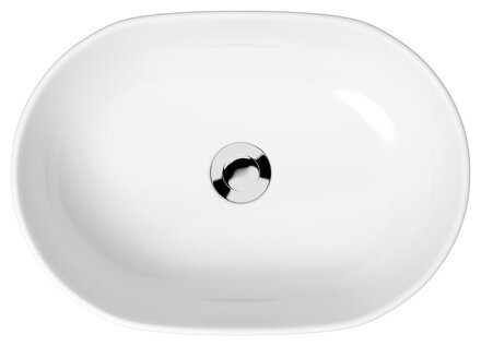Cersanit MODUO UMÝVADLO OVAL NA DOSKU 50 cm, keramické K116-049