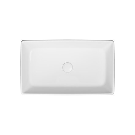 Cersanit CITY UMÝVADLO NA DOSKU 60 cm + keram.pileta klik-klak, biele keramické K35-047