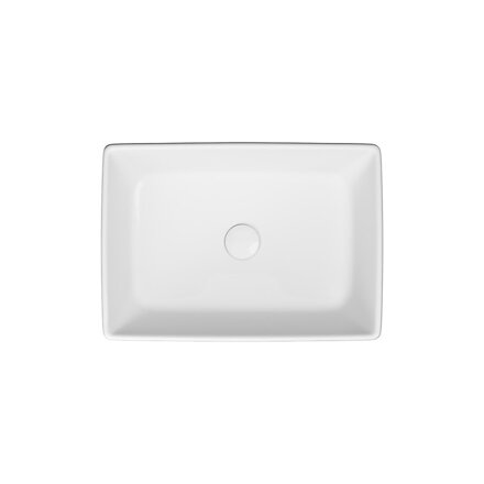 Cersanit CITY UMÝVADLO NA DOSKU 50 cm, biele keramické K35-048