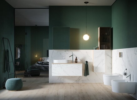 Cersanit INVERTO BIDET ZÁVESNÝ biela K671-002