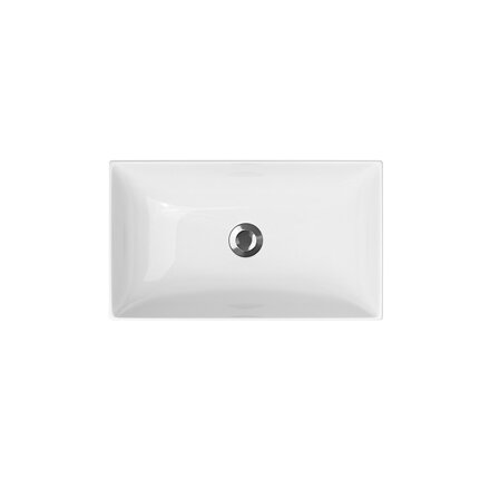 Cersanit INVERTO UMÝVADLO NA DOSKU 60 cm, biele keramické K671-008
