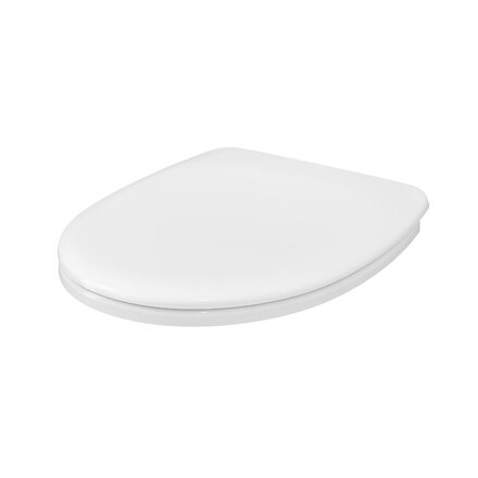 Cersanit DELFI SEDÁTKO DUROPLAST S KOVOVÝMI ÚCHYTMI, ANTIBAKT., biela K98-0001