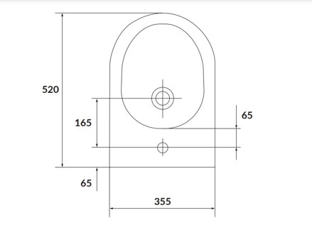 Cersanit LARGA BIDET ZÁVESNÝ OVAL, biely K120-006