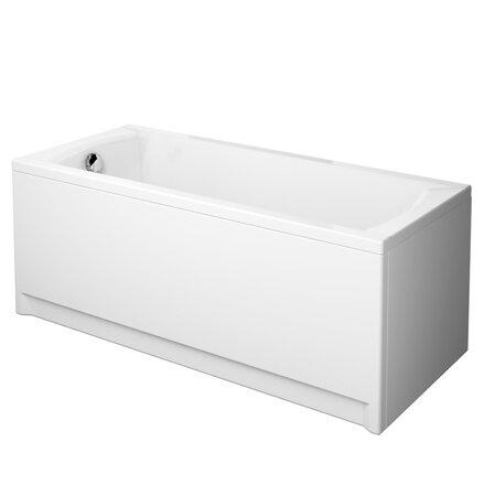 Cersanit KORAT 160x70 VAŇA OBDĹŽNIKOVÁ ASYMETRICKÁ + nožičky, biela S301-121