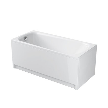 Cersanit NAO 150x70 VAŇA OBDĹŽNIKOVÁ ASYMETRICKÁ + nožičky, biela S301-242