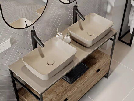 ELITSTONE MARMUR DOSKA POD UMÝVADLO 60 cm, fume matná 168215