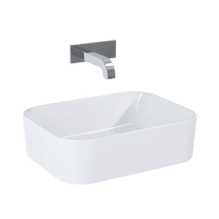 PLACA 48 UMÝVADLO NA DOSKU 48 cm, keramické, biela lesklá 145030