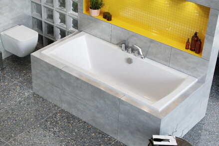 Excellent AQUARIA LUX VAŇA OBDĹŽNIKOVÁ 179,5x79,5 biela akrylátová WAEX.AQU18WH