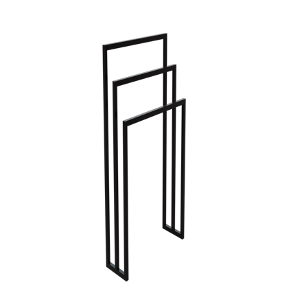 LaVita SERAM BLACK MAT 85x80 STOJAN NA UTERÁKY, čierny