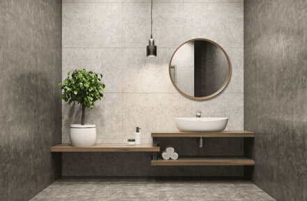 LaVita EOS 80 ZRKADLO OKRÚHLE 80 cm, medená zlatá