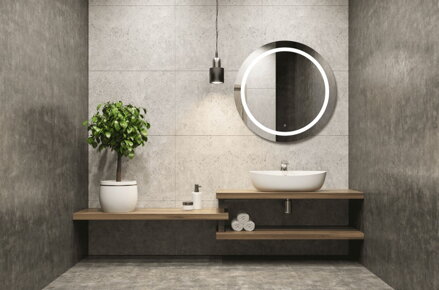 LaVita KETO 60 ZRKADLO OKRÚHLE S OSVETLENÍM 60 cm