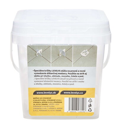 LEVELYS krížiky na špáry 1mm 100ks/bal K8101