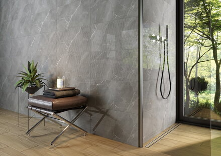Cersanit ASSIER GREY INSERTO GLOSSY 29,7x60 dekor ND919-002