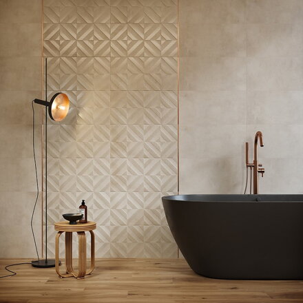 Cersanit FARA TAUPE INSERTO MATT 29,7x60 dekor ND995-002