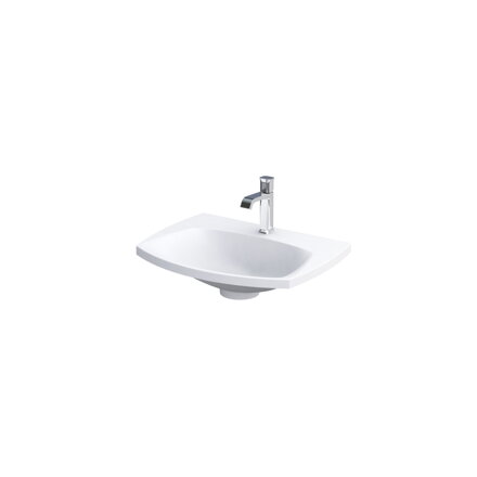 Oristo LOUIS UMÝVADLO NÁBYTKOVÉ 62 cm, liaty mramor, biela matná