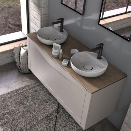 Oristo SKAGEN SKRINKA POD UMÝVADLO 120 cm, biela matná