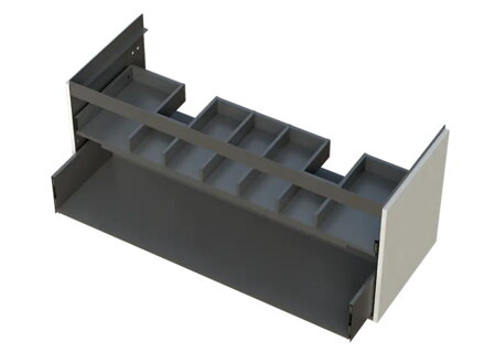 Oristo SKAGEN SKRINKA POD UMÝVADLO 120 cm, biela matná
