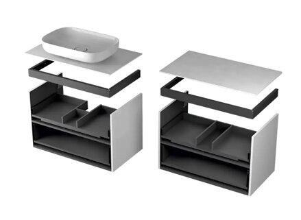 Oristo SKAGEN SKRINKA POD UMÝVADLO 60 cm, biela matná