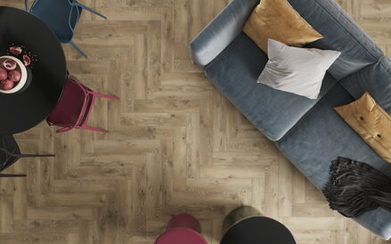 VILLE 4V HERRINGBONE 63264 Dub Negras laminátová podlaha