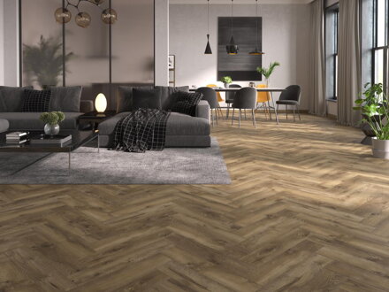 VILLE 4V HERRINGBONE 63265 Dub Burriana laminátová podlaha