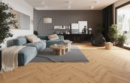 VILLE 4V HERRINGBONE 63271 Dub Prades laminátová podlaha