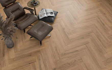 VILLE 4V HERRINGBONE 63273 Dub Monegrillo laminátová podlaha