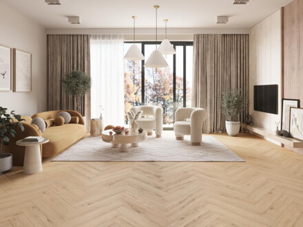 VILLE 4V HERRINGBONE 63276 Dub Cetina laminátová podlaha