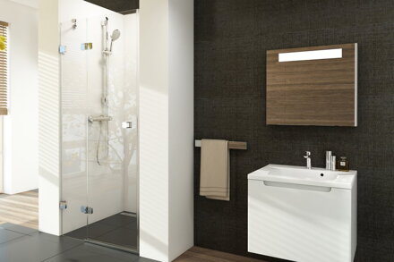 Ravak SPRCHOVÉ DVERE BSD2-90 A-R chróm + transparent (890-905) 0UP7AA00Z1