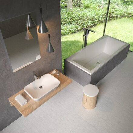 Ravak UMÝVADLO Ceramic 600 R keramické white XJX01160002