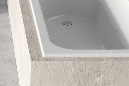 Ravak VAŇA OBDĹŽNIKOVÁ CHROME SLIM 170x75 snowwhite C741300000