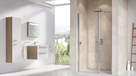 Ravak SPRCHOVÉ DVERE CSD2-110 bright alu + transparent 0QVDCC00Z1