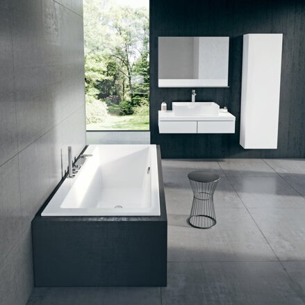 Ravak VAŇA OBDĹŽNIKOVÁ FORMY 01 SLIM 170 x 75 snowwhite C691300000