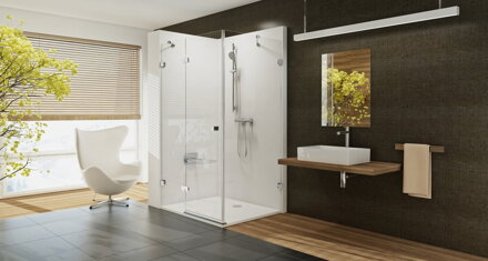 Ravak SPRCHOVÁ VANIČKA GIGANT PRO 120x90 CHROME white XA04G701010