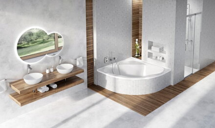 Ravak NEW DAY VAŇA ROHOVÁ 150x150 snowwhite C661000000