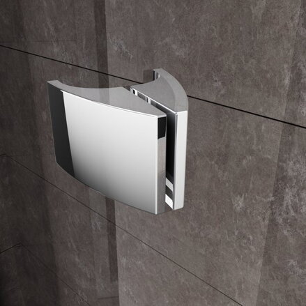 Ravak SPRCHOVÉ DVERE PDOP1-80 black + transparent 03G40300Z1