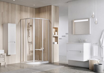 Ravak SPRCHOVÝ KÚT SKCP4-90 195 white + pearl 3117O10211