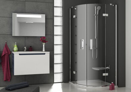 Ravak SPRCHOVÝ KÚT SMSKK4-80 chróm + transparent 3S244A00Y1