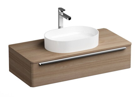 Ravak UMÝVADLO Ceramic 550 O Slim keramické white XJX01155001