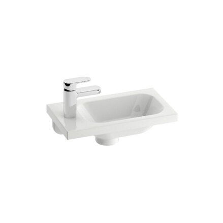 Ravak UMÝVADIELKO Chrome R white s otvormi XJGP1100000