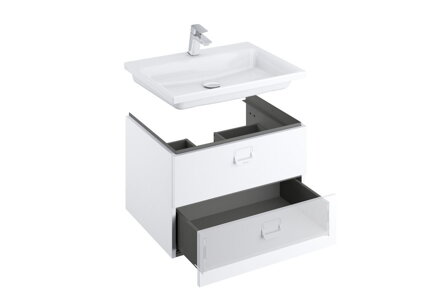 Ravak UMÝVADLO Comfort 800 keramické white XJX01280001