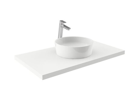 Ravak UMÝVADLO MOON 1 white bez prepadu XJN01300000