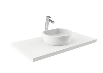 Ravak UMÝVADLO MOON 1C white bez prepadu XJN01300001