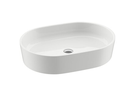 Ravak UMÝVADLO MOON 2 white bez prepadu XJN01300002