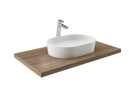 Ravak UMÝVADLO MOON 2 white bez prepadu XJN01300002