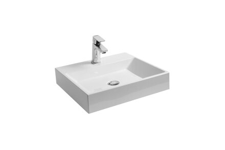 Ravak UMÝVADLO Natural 500 white bez prepadu s otvorom XJO01250000