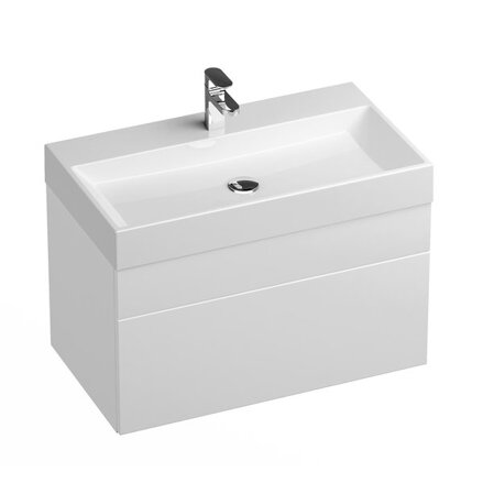 Ravak UMÝVADLO Natural 800 white bez prepadu s otvorom XJO01280000